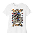 American Trash Women's Cotton Tee Hoodie, Sweatshirt | PureTeeCo.com (Image 1)