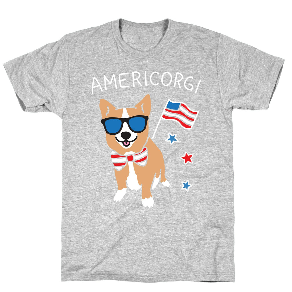 AmeriCorgi Patriotic Corgi T-Shirt Hoodie, Sweatshirt | PureTeeCo.com (Image 2)