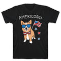AmeriCorgi Patriotic Corgi T-Shirt Hoodie, Sweatshirt | PureTeeCo.com (Image 1)