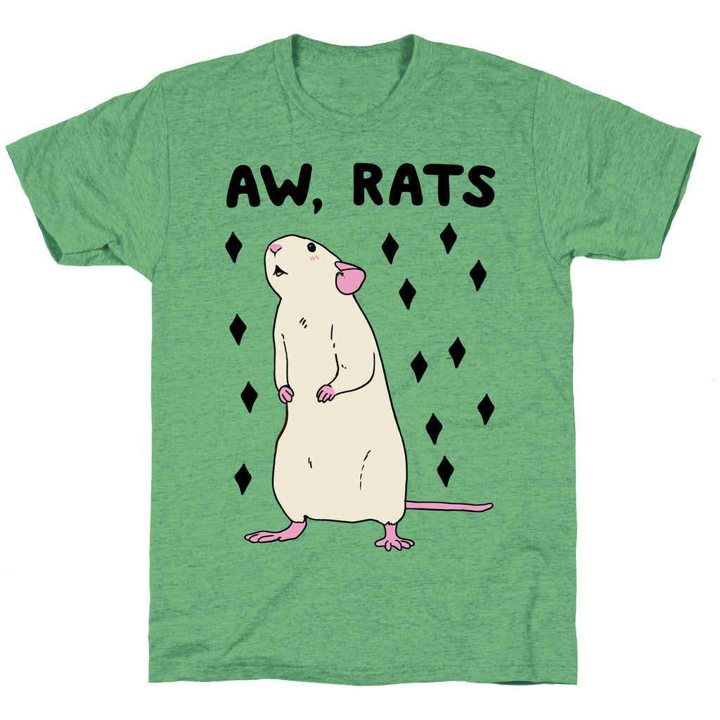 Aw, Rats Unisex Triblend Tee Hoodie, Sweatshirt | PureTeeCo.com (Image 1)