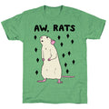 Aw, Rats Unisex Triblend Tee Hoodie, Sweatshirt | PureTeeCo.com (Image 1)