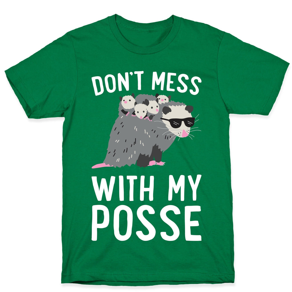 Don't Mess With My Posse Opossum T-Shirt Hoodie, Sweatshirt | PureTeeCo.com (Image 3)