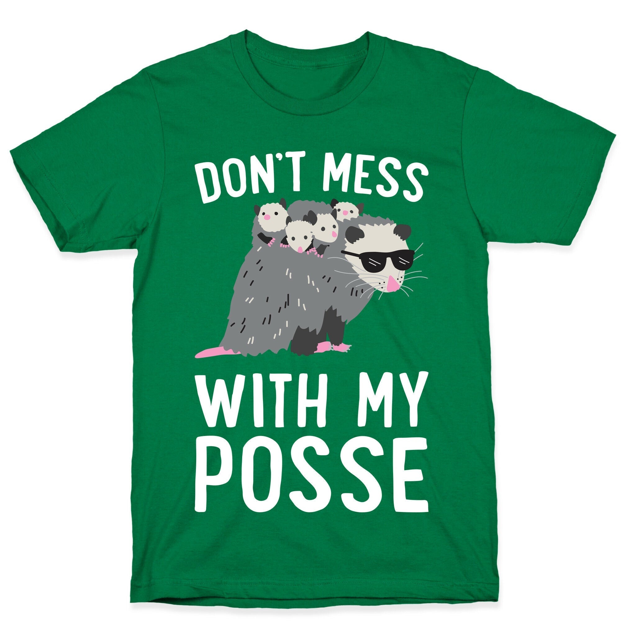 Don't Mess With My Posse Opossum T-Shirt Hoodie, Sweatshirt | PureTeeCo.com (Image 3)