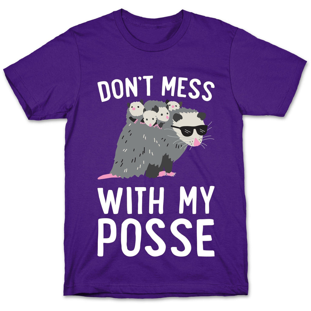 Don't Mess With My Posse Opossum T-Shirt Hoodie, Sweatshirt | PureTeeCo.com (Image 5)