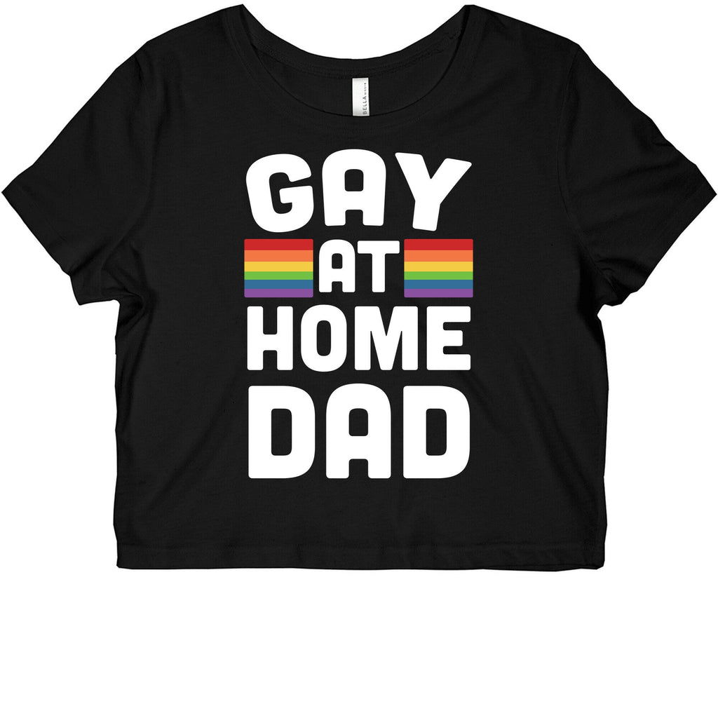 Gay at Home Dad Graphic Baby Tee Hoodie, Sweatshirt | PureTeeCo.com (Image 1)