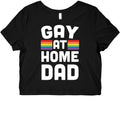 Gay at Home Dad Graphic Baby Tee Hoodie, Sweatshirt | PureTeeCo.com (Image 1)