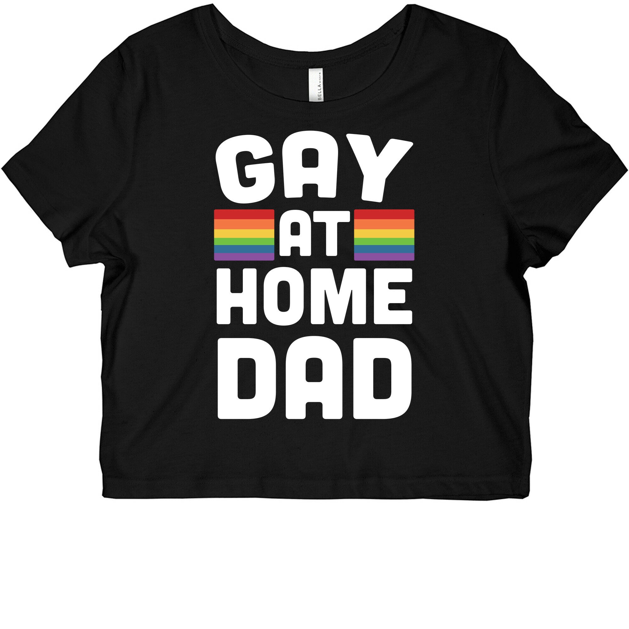 Gay at Home Dad Graphic Baby Tee Hoodie, Sweatshirt | PureTeeCo.com (Image 1)