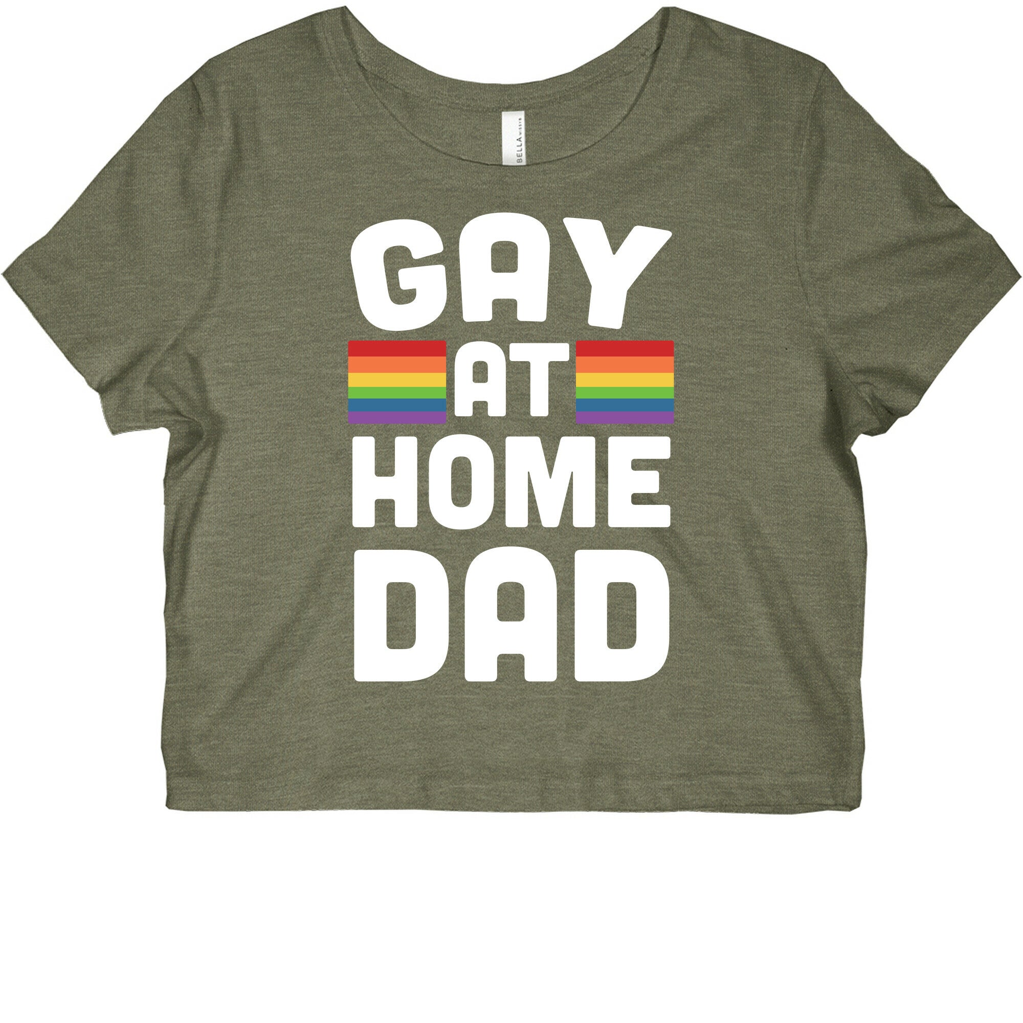Gay at Home Dad Graphic Baby Tee Hoodie, Sweatshirt | PureTeeCo.com (Image 2)