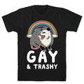 Gay and Trashy Possum T-Shirt Hoodie, Sweatshirt | PureTeeCo.com (Image 1)