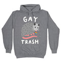 Gay Trash Opossum Hoodie T-Shirts, Sweatshirt | PureTeeCo.com (Image 1)