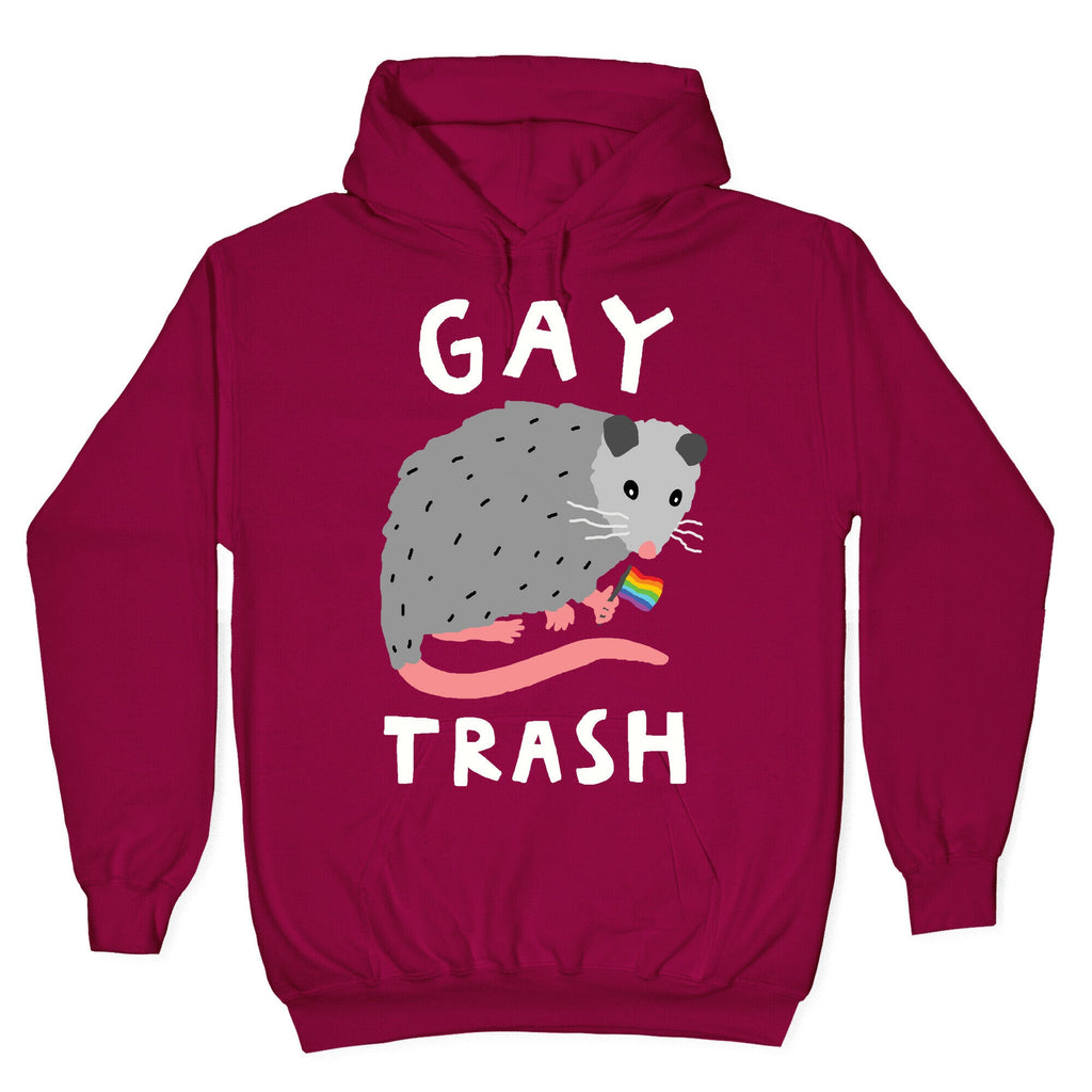 Gay Trash Opossum Hoodie T-Shirts, Sweatshirt | PureTeeCo.com (Image 5)