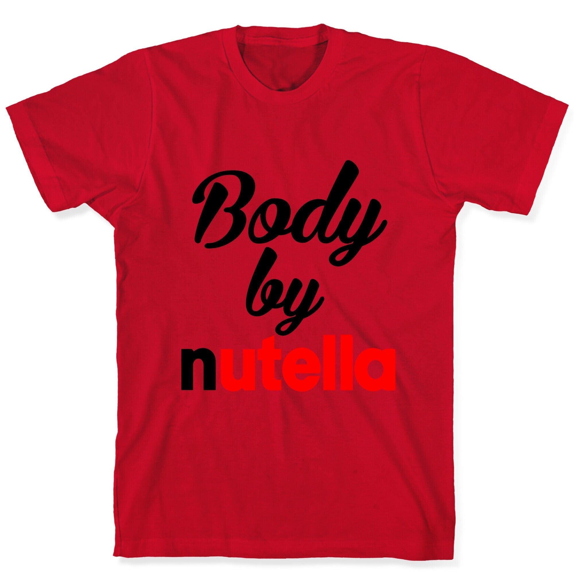 Body By Nutella T-Shirt Hoodie, Sweatshirt | PureTeeCo.com (Image 5)