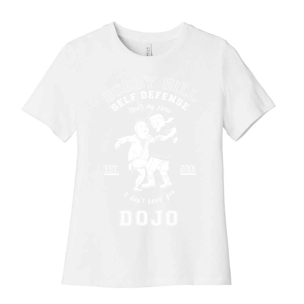Bobby Hill Self Defense Dojo Women's Cotton Tee Hoodie, Sweatshirt | PureTeeCo.com (Image 4)