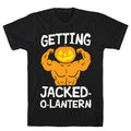 Getting Jacked-O-Lantern T-Shirt Hoodie, Sweatshirt | PureTeeCo.com (Image 1)