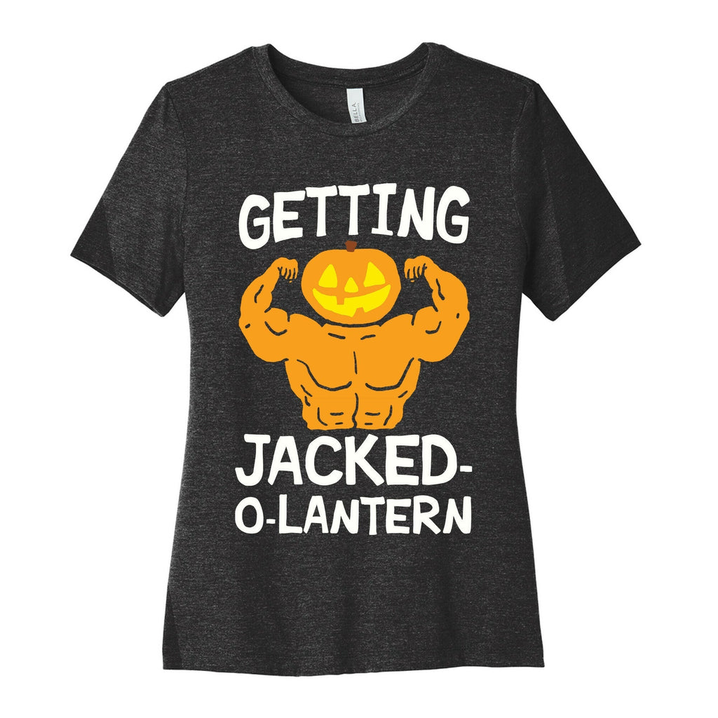 Getting Jacked-O-Lantern Women's Cotton Tee Hoodie, Sweatshirt | PureTeeCo.com (Image 1)