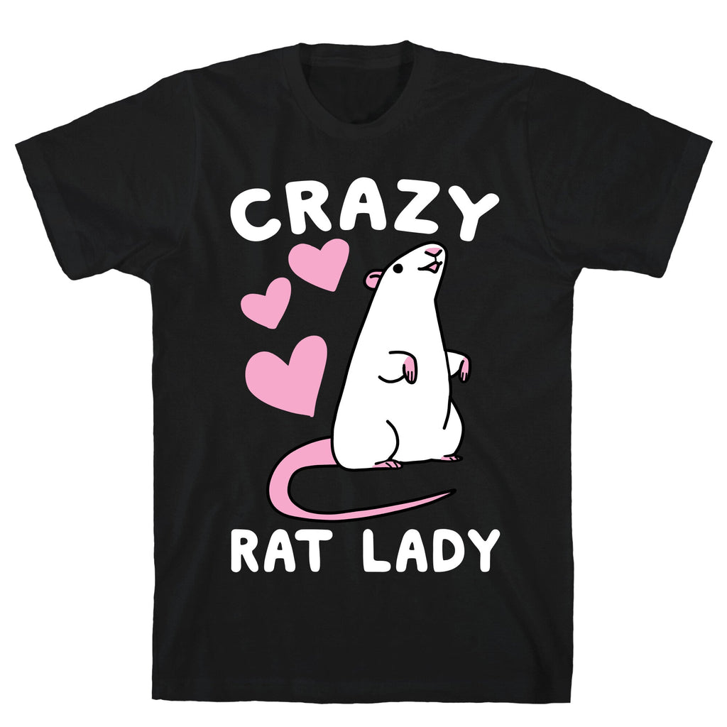 Crazy Rat Lady T-Shirt Hoodie, Sweatshirt | PureTeeCo.com (Image 1)