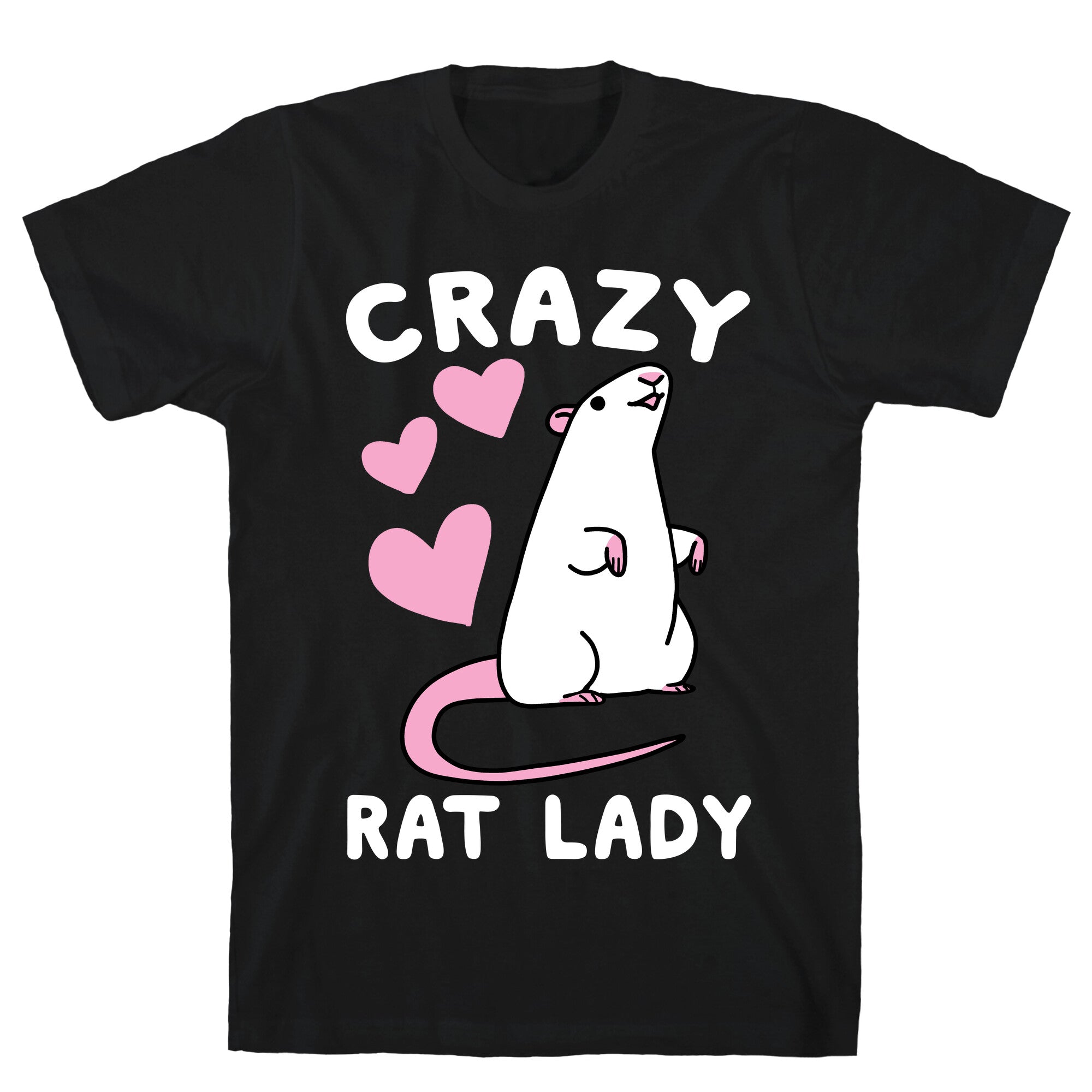 Crazy Rat Lady T-Shirt Hoodie, Sweatshirt | PureTeeCo.com (Image 1)