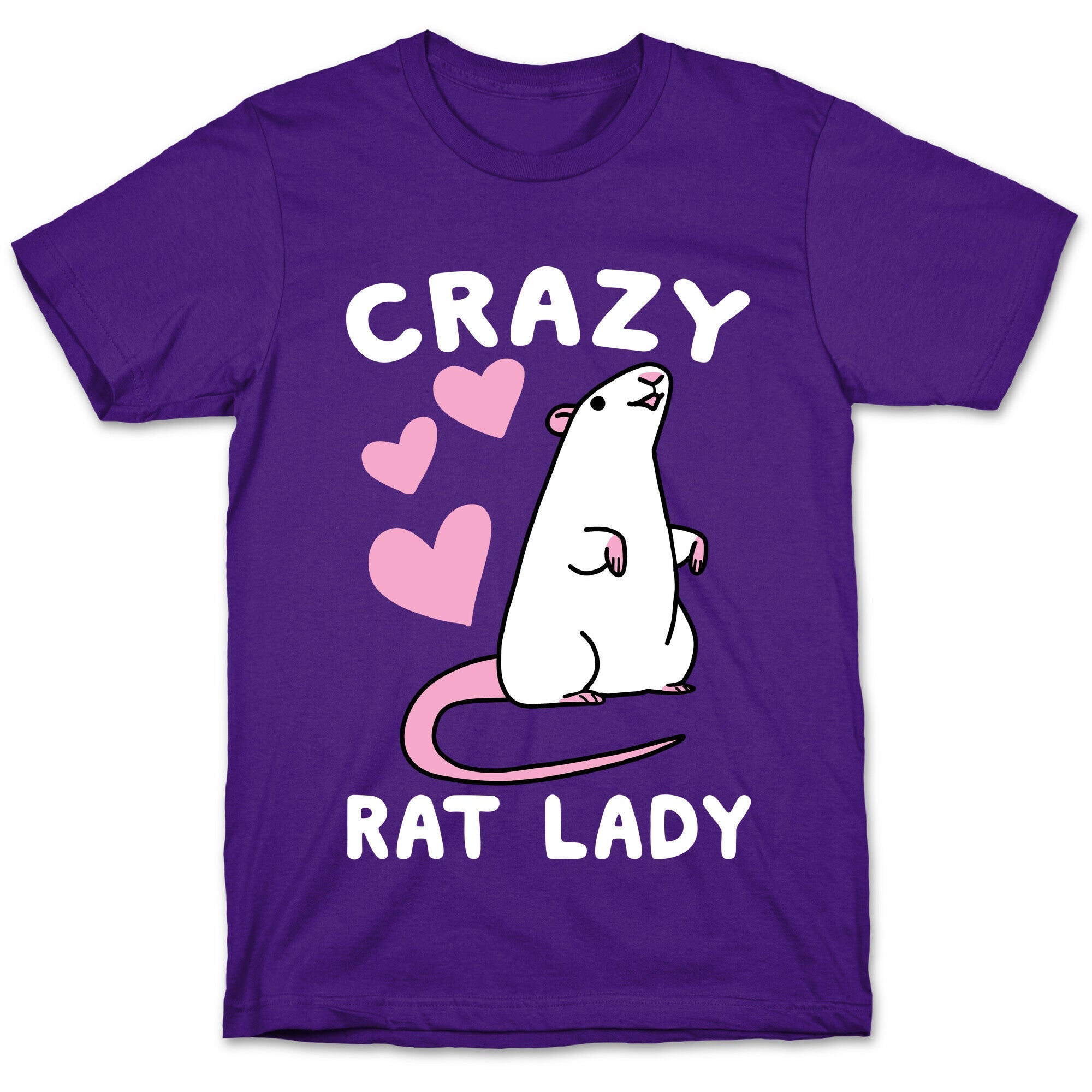 Crazy Rat Lady T-Shirt Hoodie, Sweatshirt | PureTeeCo.com (Image 5)