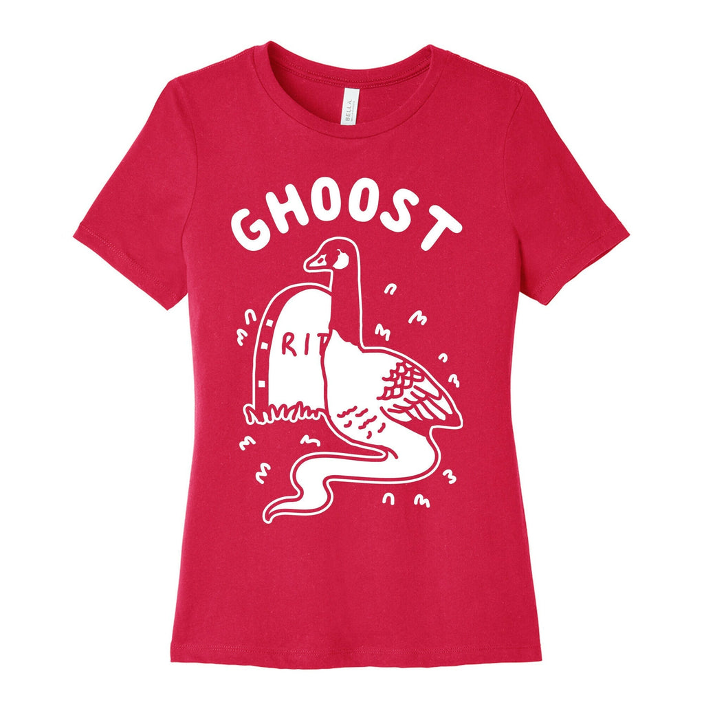 Ghoost Women's Cotton Tee Hoodie, Sweatshirt | PureTeeCo.com (Image 2)