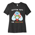 Gettin' Yeti for Christmas  Women's Cotton Tee Hoodie, Sweatshirt | PureTeeCo.com (Image 1)