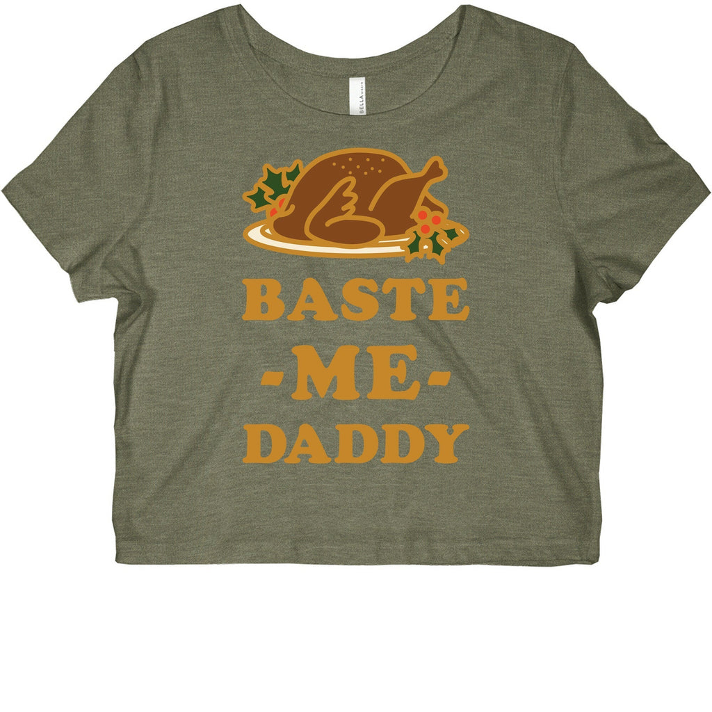 Baste Me Daddy Graphic Baby Tee Hoodie, Sweatshirt | PureTeeCo.com (Image 2)
