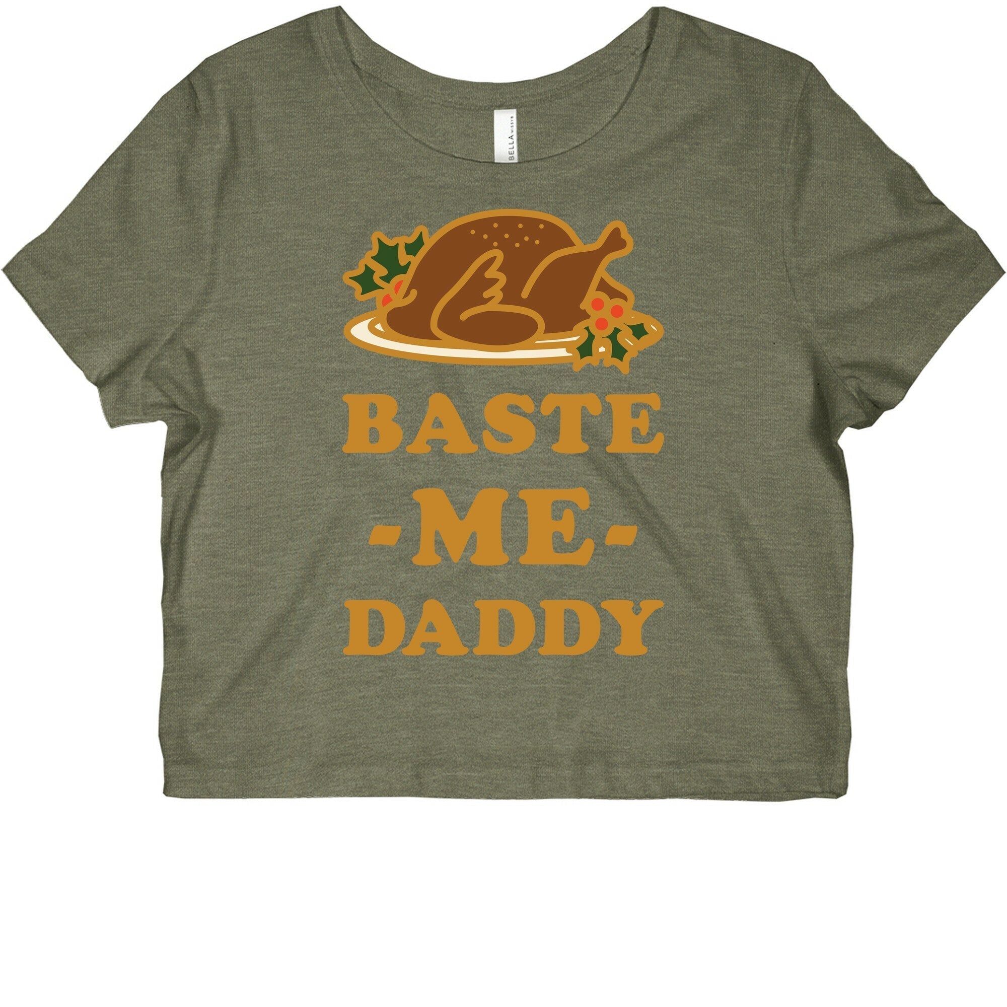 Baste Me Daddy Graphic Baby Tee Hoodie, Sweatshirt | PureTeeCo.com (Image 2)