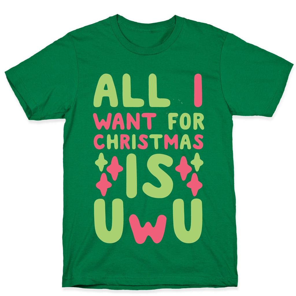 All I Want for Christmas is UwU T-Shirt Hoodie, Sweatshirt | PureTeeCo.com (Image 3)