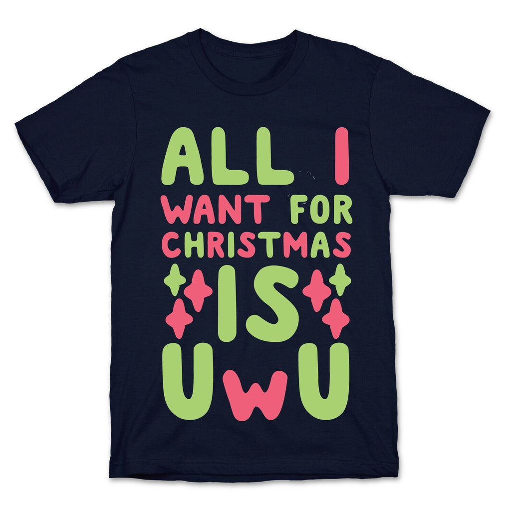 All I Want for Christmas is UwU T-Shirt Hoodie, Sweatshirt | PureTeeCo.com (Image 4)