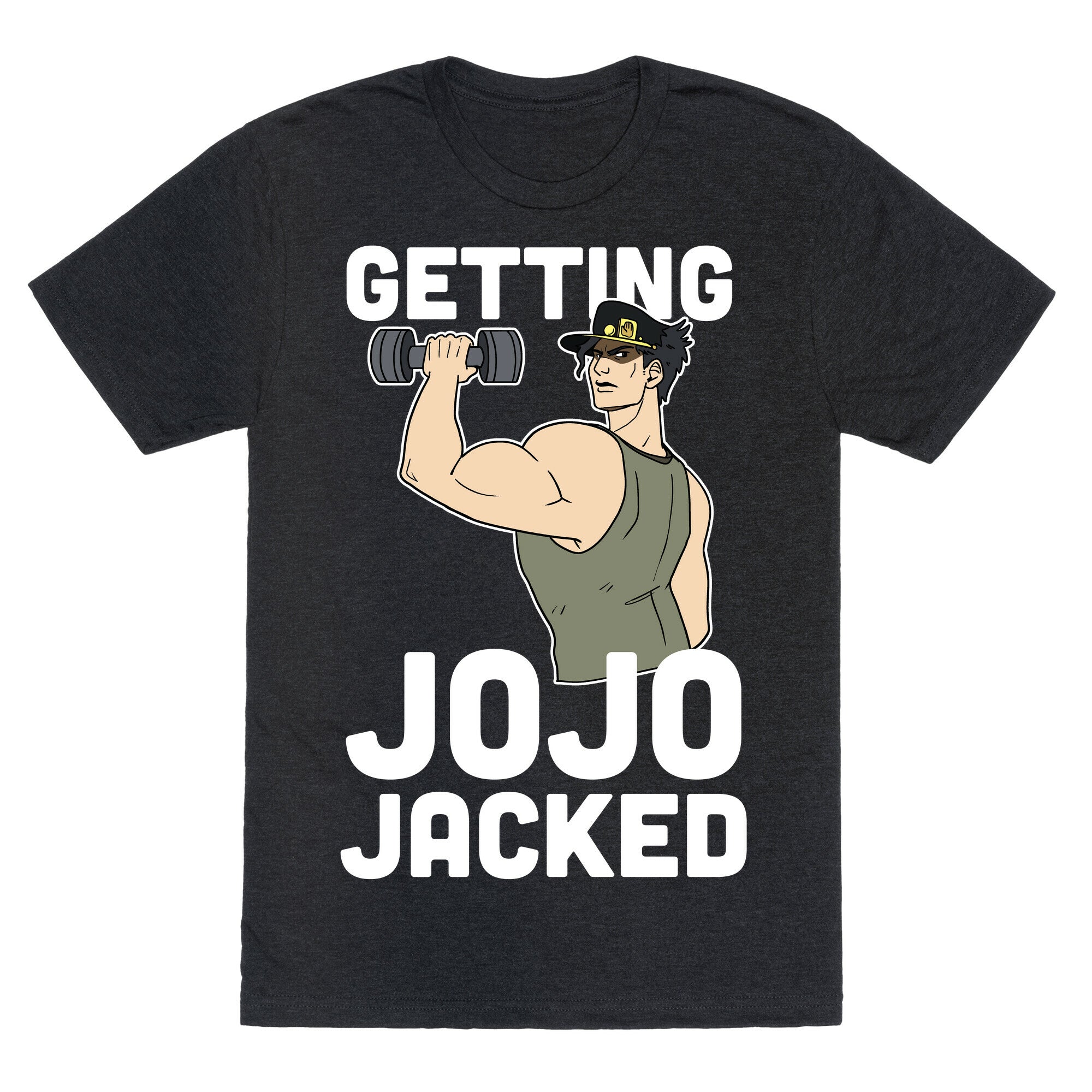 Getting Jojo-Jacked Unisex Triblend Tee Hoodie, Sweatshirt | PureTeeCo.com (Image 1)