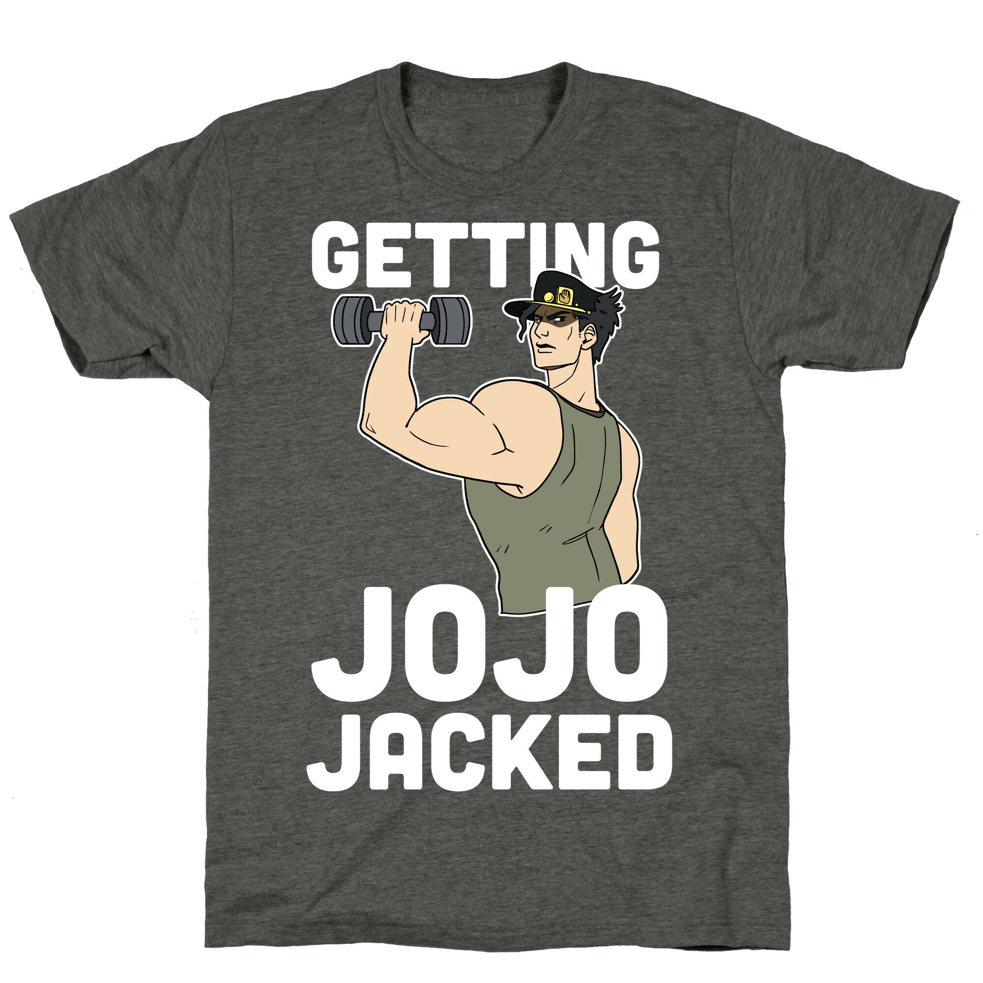 Getting Jojo-Jacked Unisex Triblend Tee Hoodie, Sweatshirt | PureTeeCo.com (Image 3)
