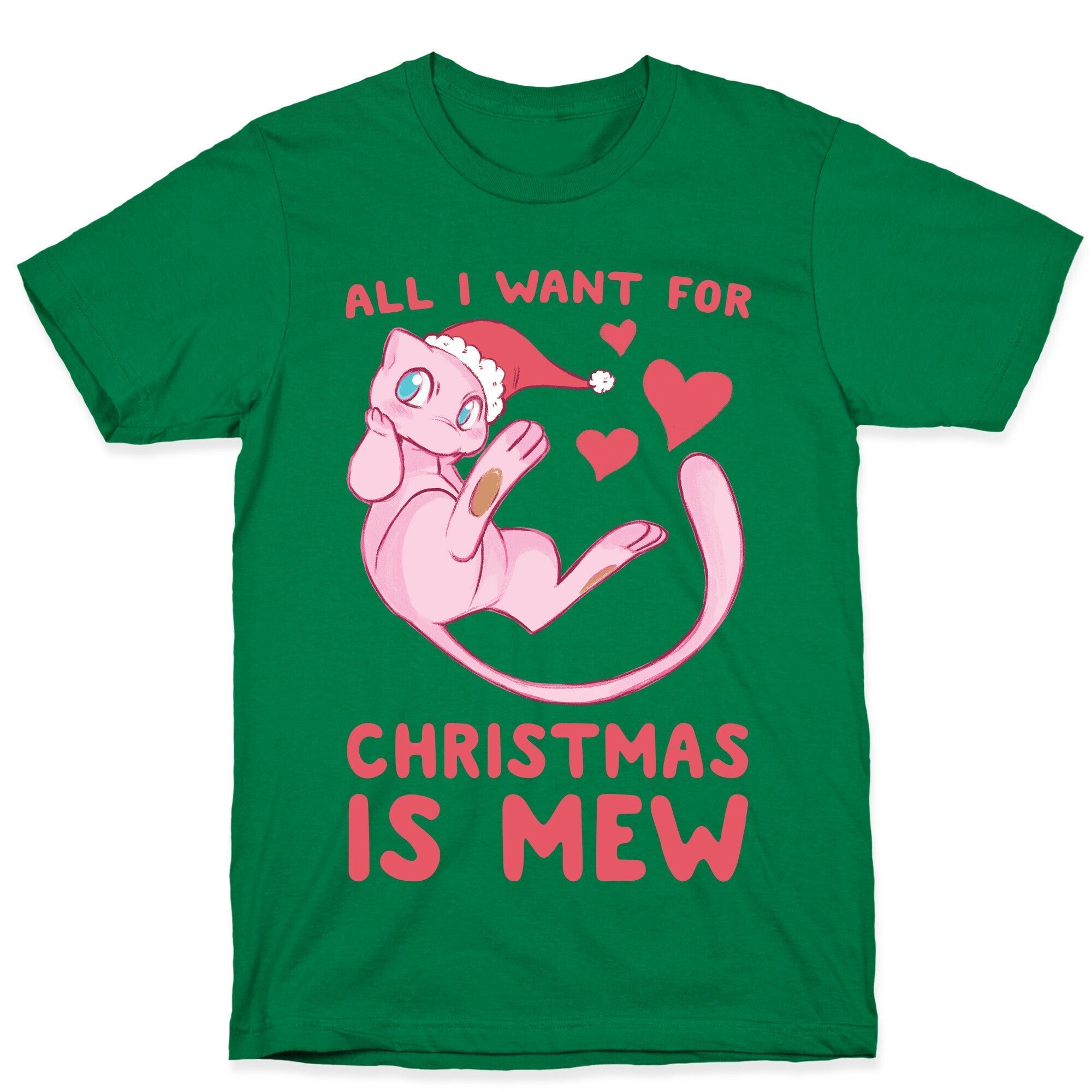 All I Want for Christmas is Mew T-Shirt Hoodie, Sweatshirt | PureTeeCo.com (Image 4)
