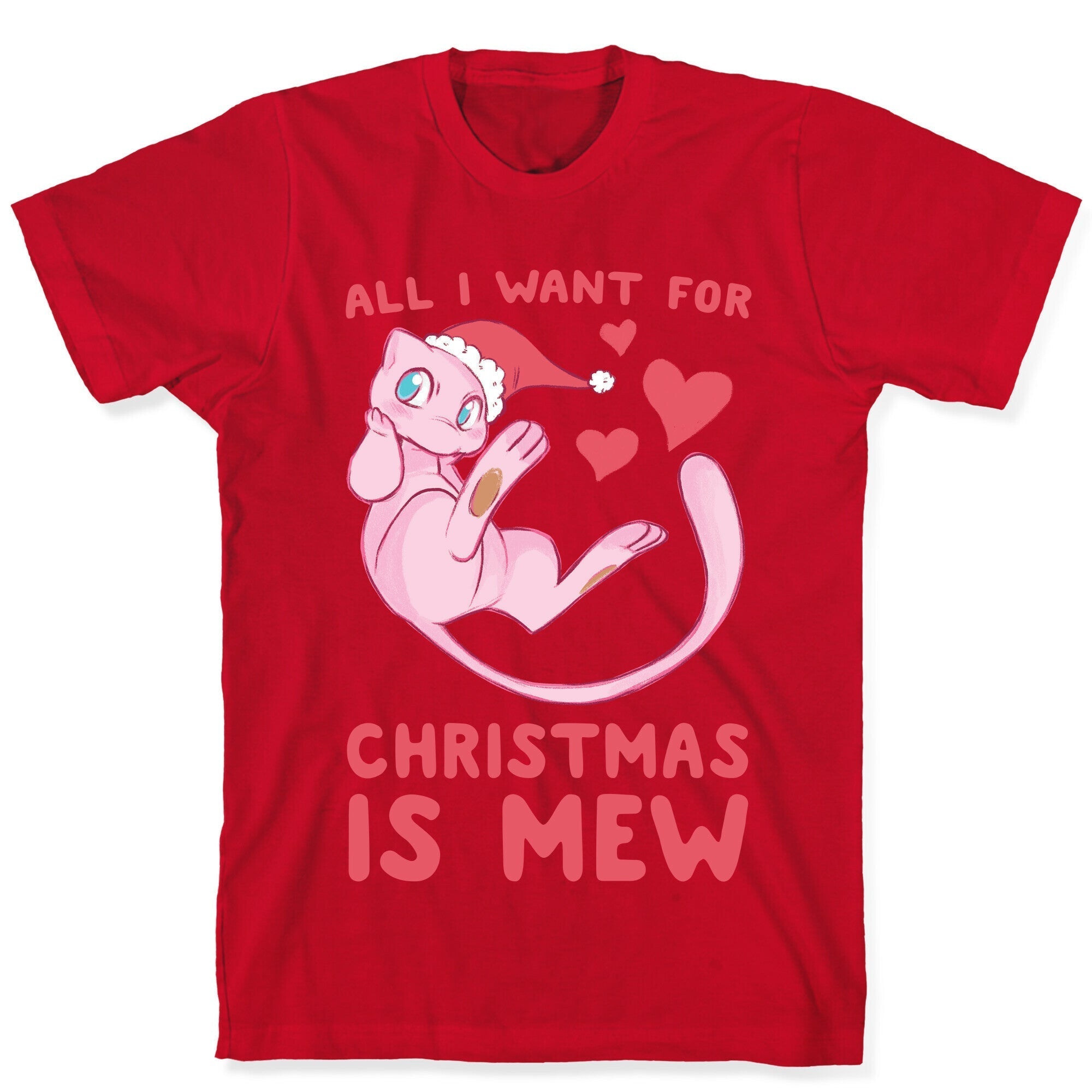 All I Want for Christmas is Mew T-Shirt Hoodie, Sweatshirt | PureTeeCo.com (Image 5)