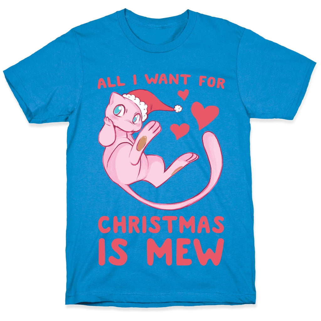 All I Want for Christmas is Mew T-Shirt Hoodie, Sweatshirt | PureTeeCo.com (Image 1)