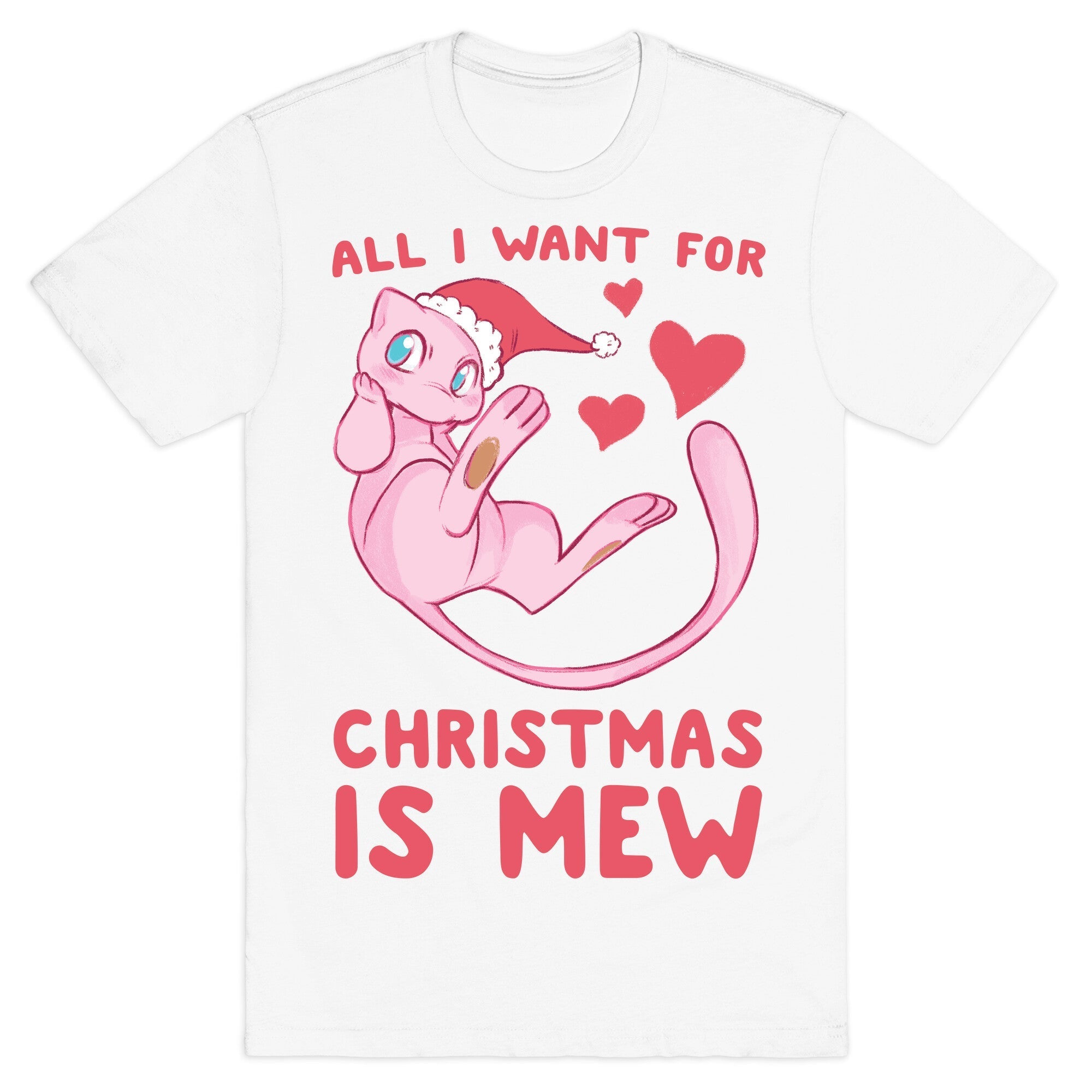 All I Want for Christmas is Mew T-Shirt Hoodie, Sweatshirt | PureTeeCo.com (Image 2)