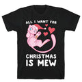 All I Want for Christmas is Mew T-Shirt Style001 Hoodie, Sweatshirt | PureTeeCo.com (Image 1)
