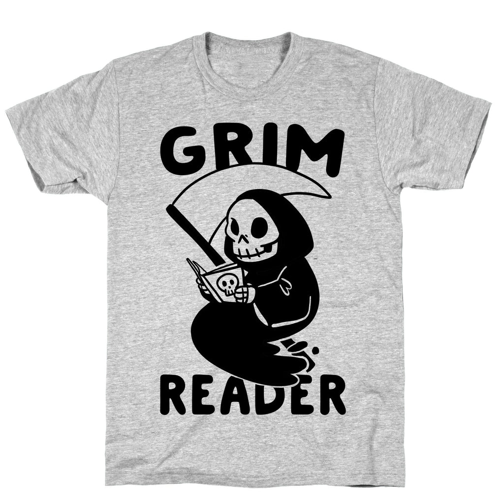 Grim Reader T-Shirt Hoodie, Sweatshirt | PureTeeCo.com (Image 3)