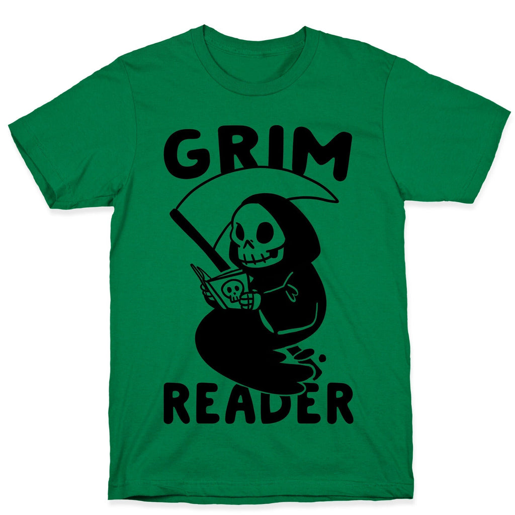 Grim Reader T-Shirt Hoodie, Sweatshirt | PureTeeCo.com (Image 4)