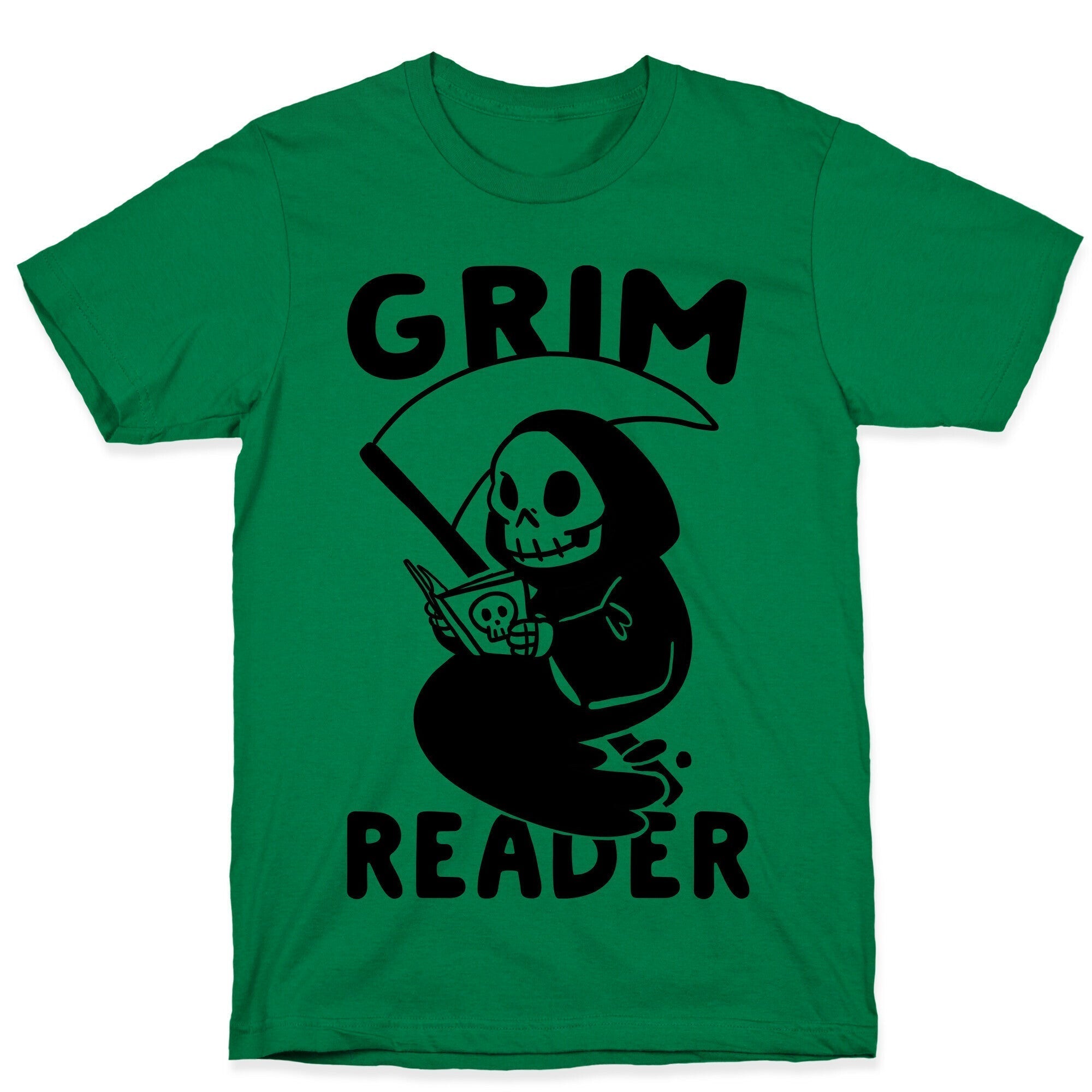 Grim Reader T-Shirt Hoodie, Sweatshirt | PureTeeCo.com (Image 4)