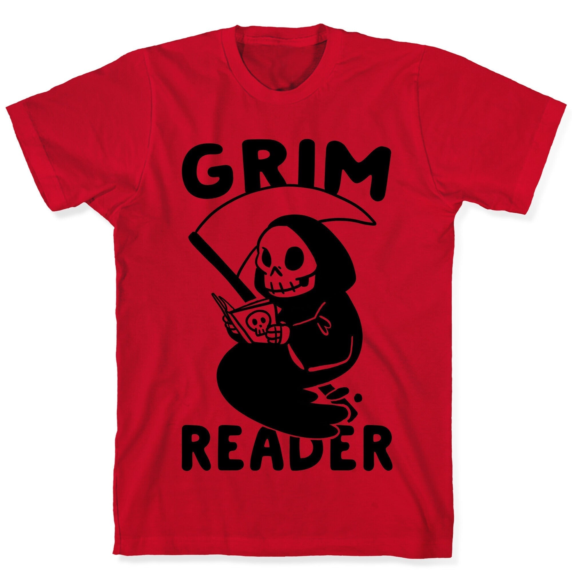 Grim Reader T-Shirt Hoodie, Sweatshirt | PureTeeCo.com (Image 5)
