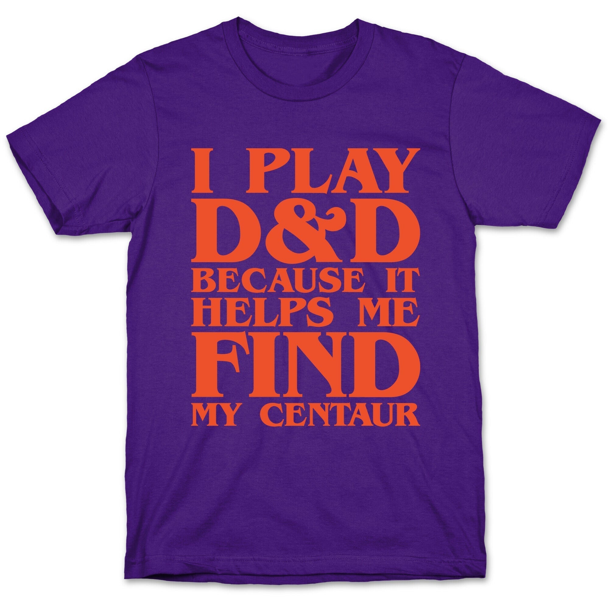 D & D Helps Me Find My Centaur Parody White Print T-Shirt Hoodie, Sweatshirt | PureTeeCo.com (Image 5)