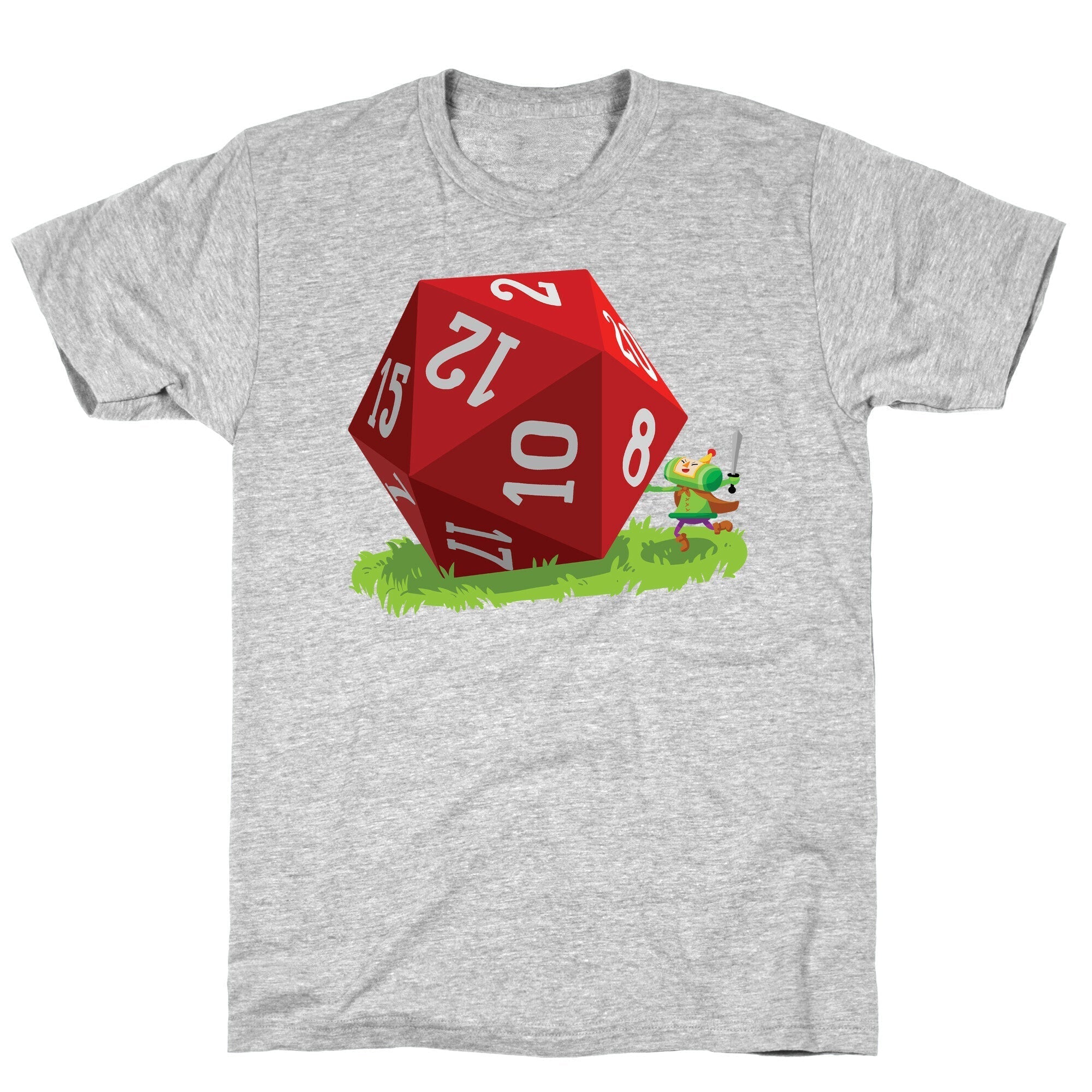 D20 Katamari T-Shirt Hoodie, Sweatshirt | PureTeeCo.com (Image 3)