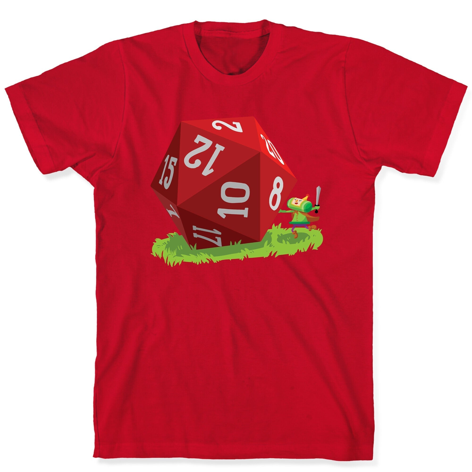 D20 Katamari T-Shirt Hoodie, Sweatshirt | PureTeeCo.com (Image 5)