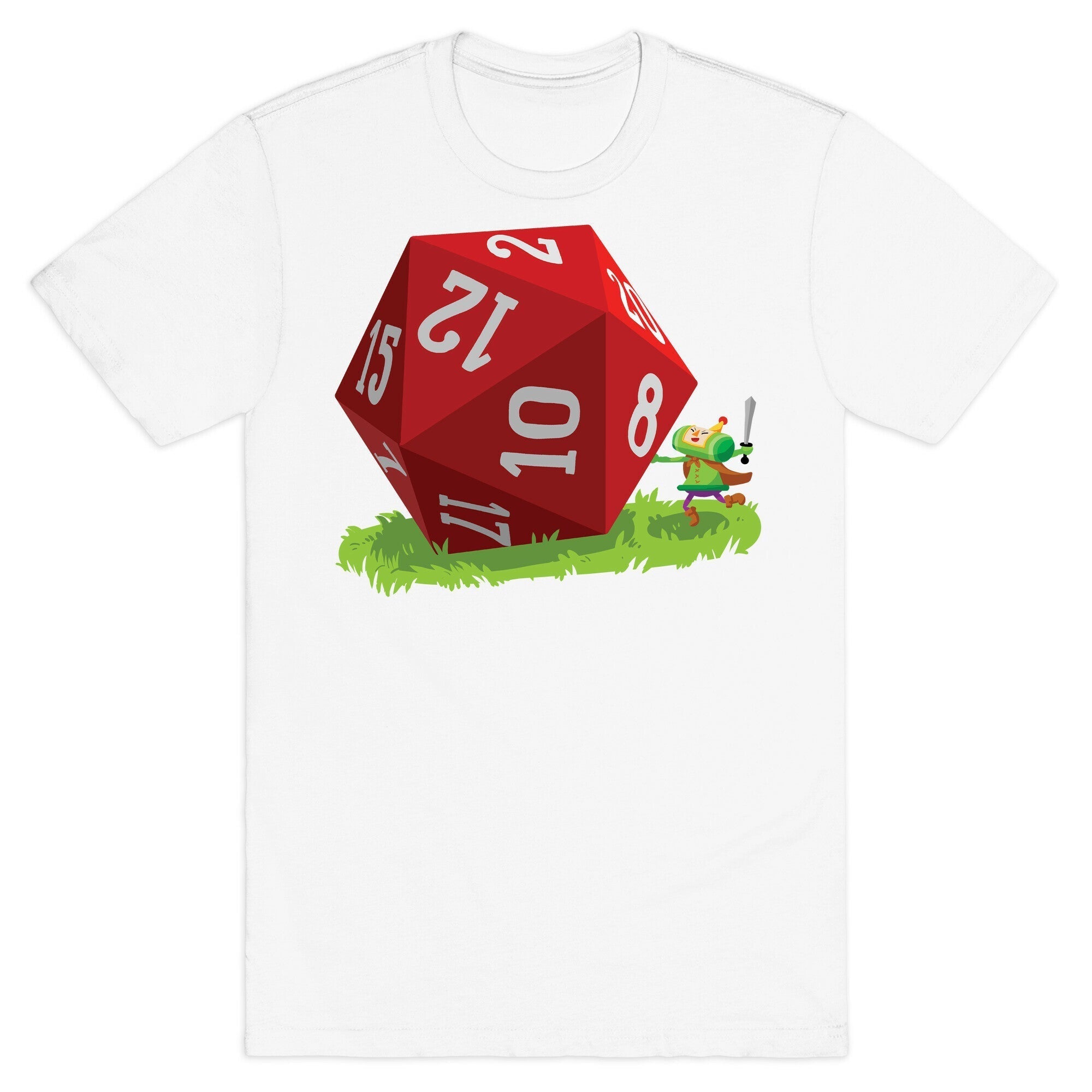 D20 Katamari T-Shirt Hoodie, Sweatshirt | PureTeeCo.com (Image 2)