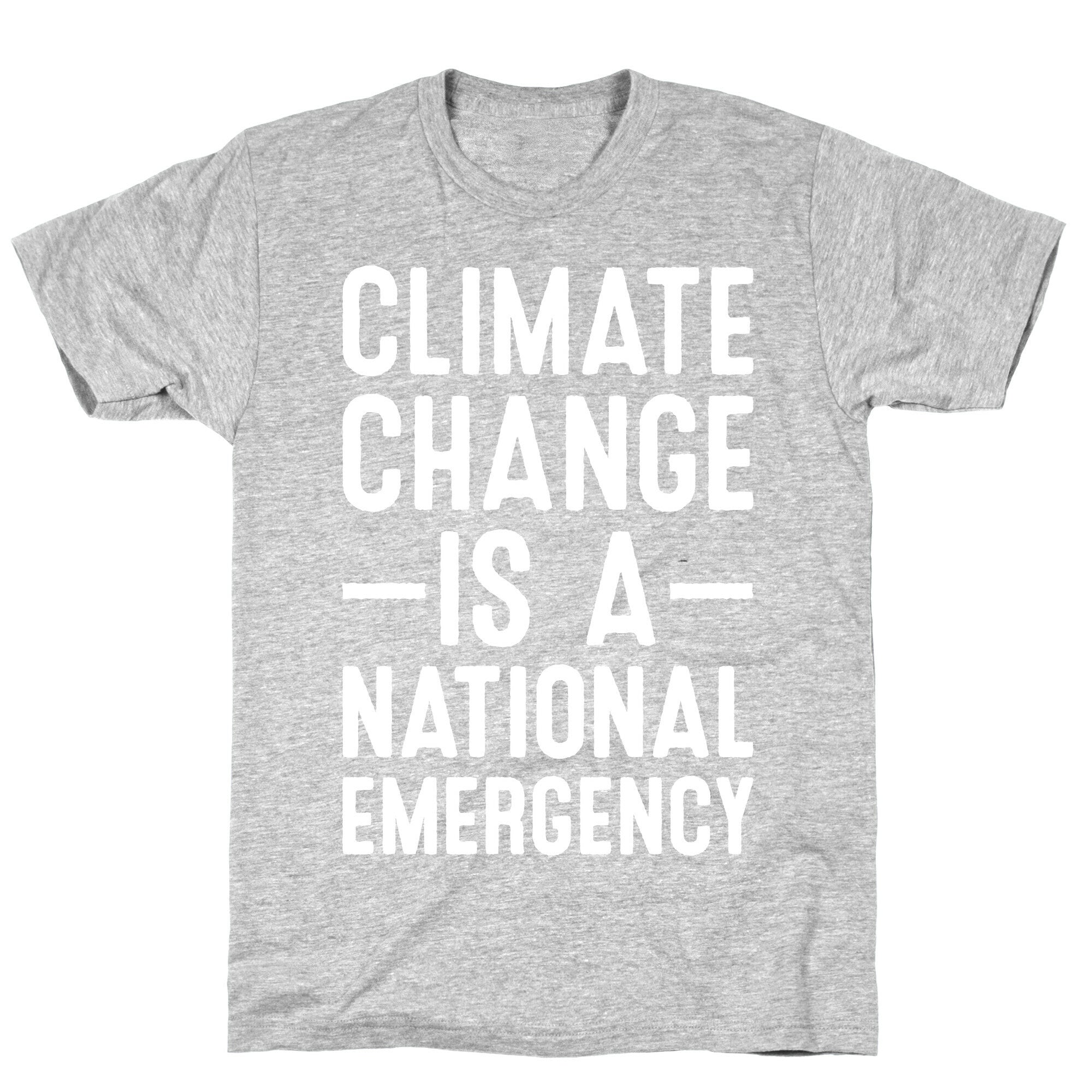 Climate Change is a National Emergency T-Shirt Hoodie, Sweatshirt | PureTeeCo.com (Image 2)