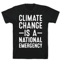 Climate Change is a National Emergency T-Shirt Hoodie, Sweatshirt | PureTeeCo.com (Image 1)