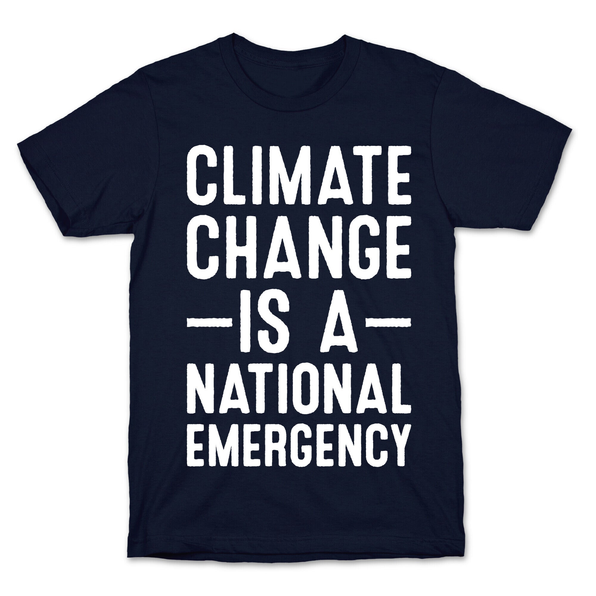 Climate Change is a National Emergency T-Shirt Hoodie, Sweatshirt | PureTeeCo.com (Image 4)