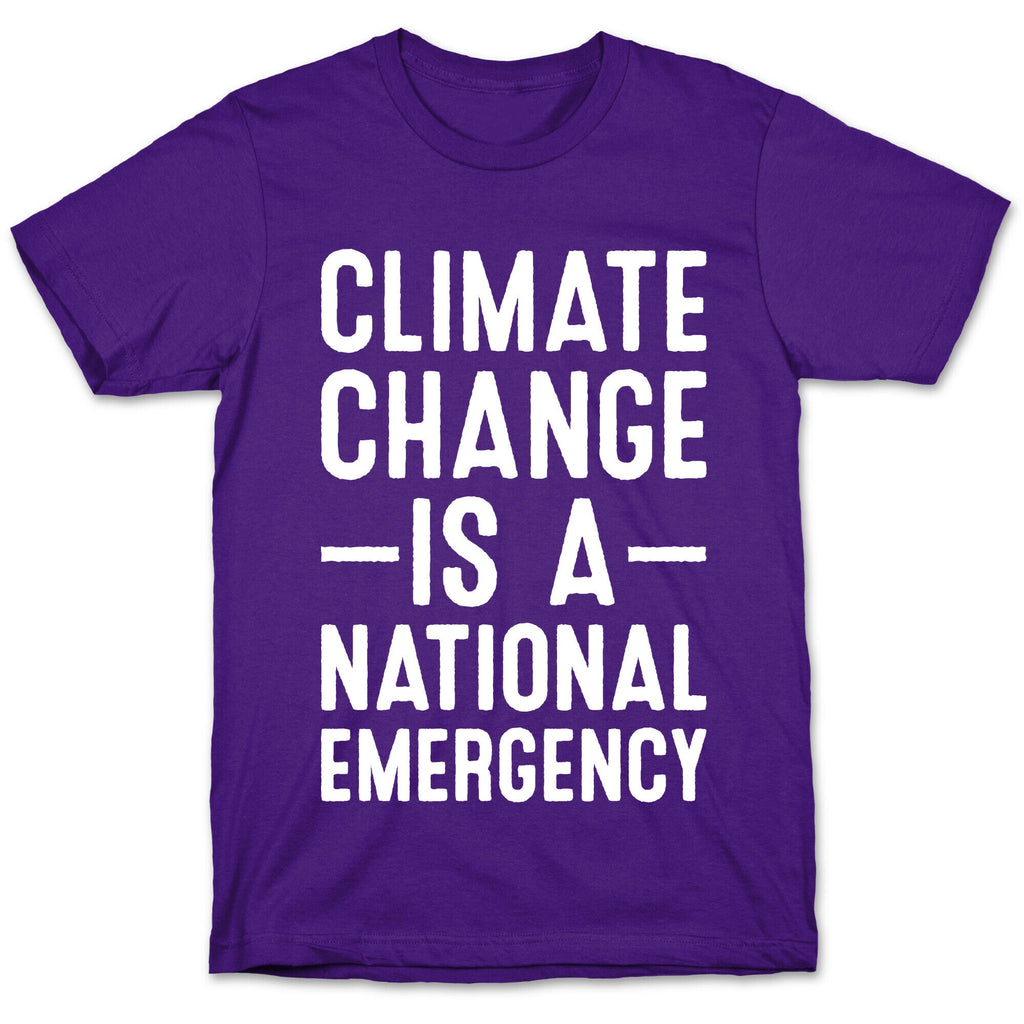 Climate Change is a National Emergency T-Shirt Hoodie, Sweatshirt | PureTeeCo.com (Image 5)