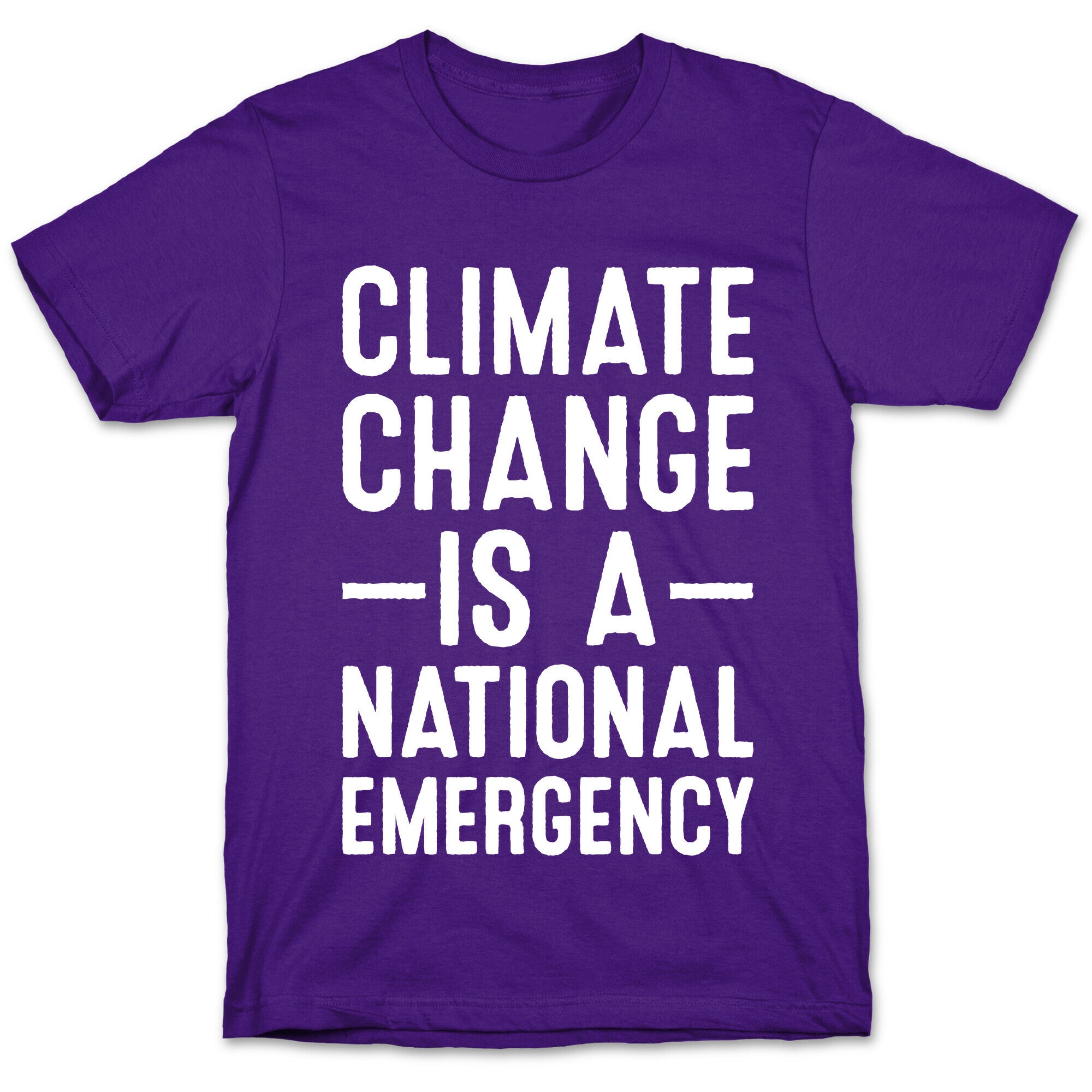 Climate Change is a National Emergency T-Shirt Hoodie, Sweatshirt | PureTeeCo.com (Image 5)