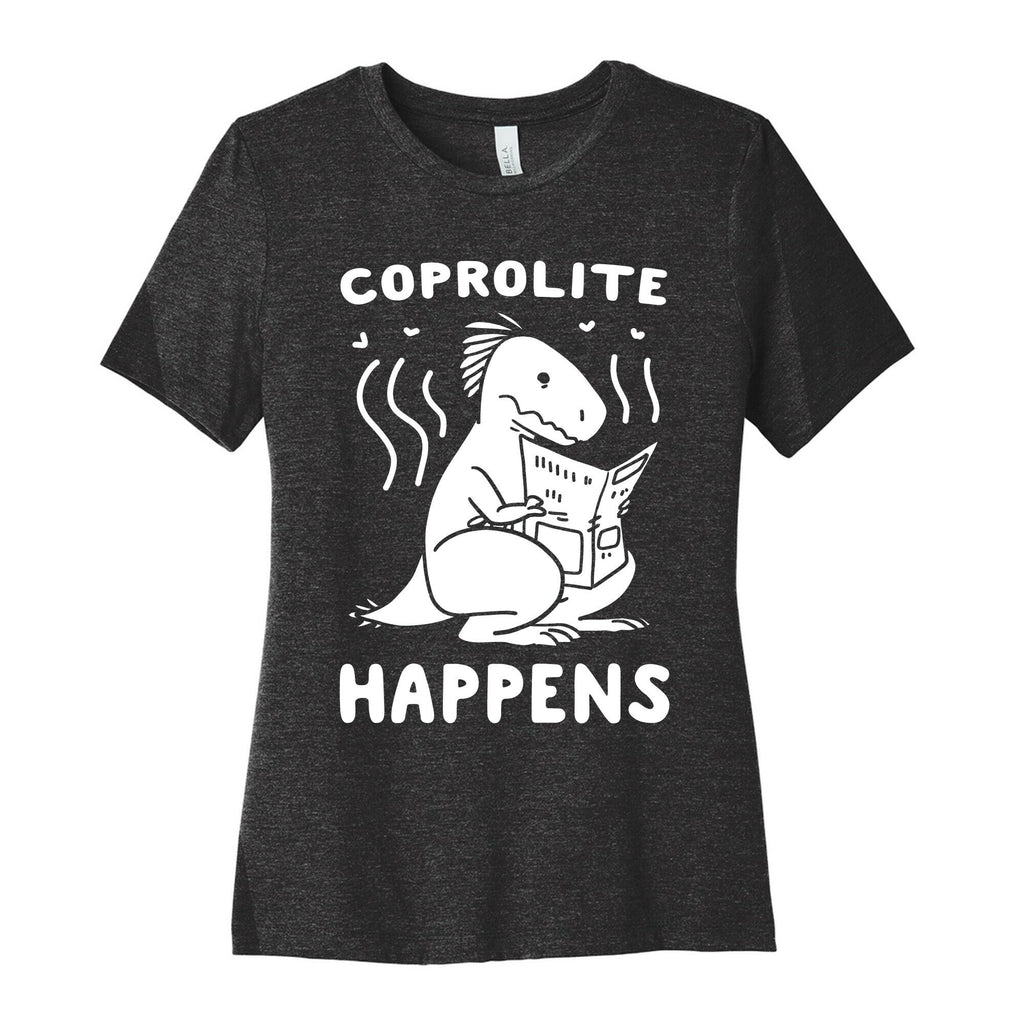 Coprolite Happens Women's Cotton Tee Hoodie, Sweatshirt | PureTeeCo.com (Image 1)