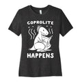 Coprolite Happens Women's Cotton Tee Hoodie, Sweatshirt | PureTeeCo.com (Image 1)